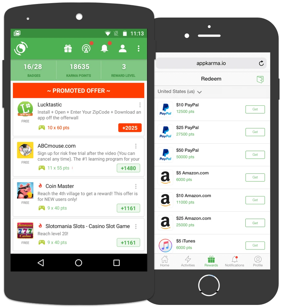 Rewards Earning app feature1