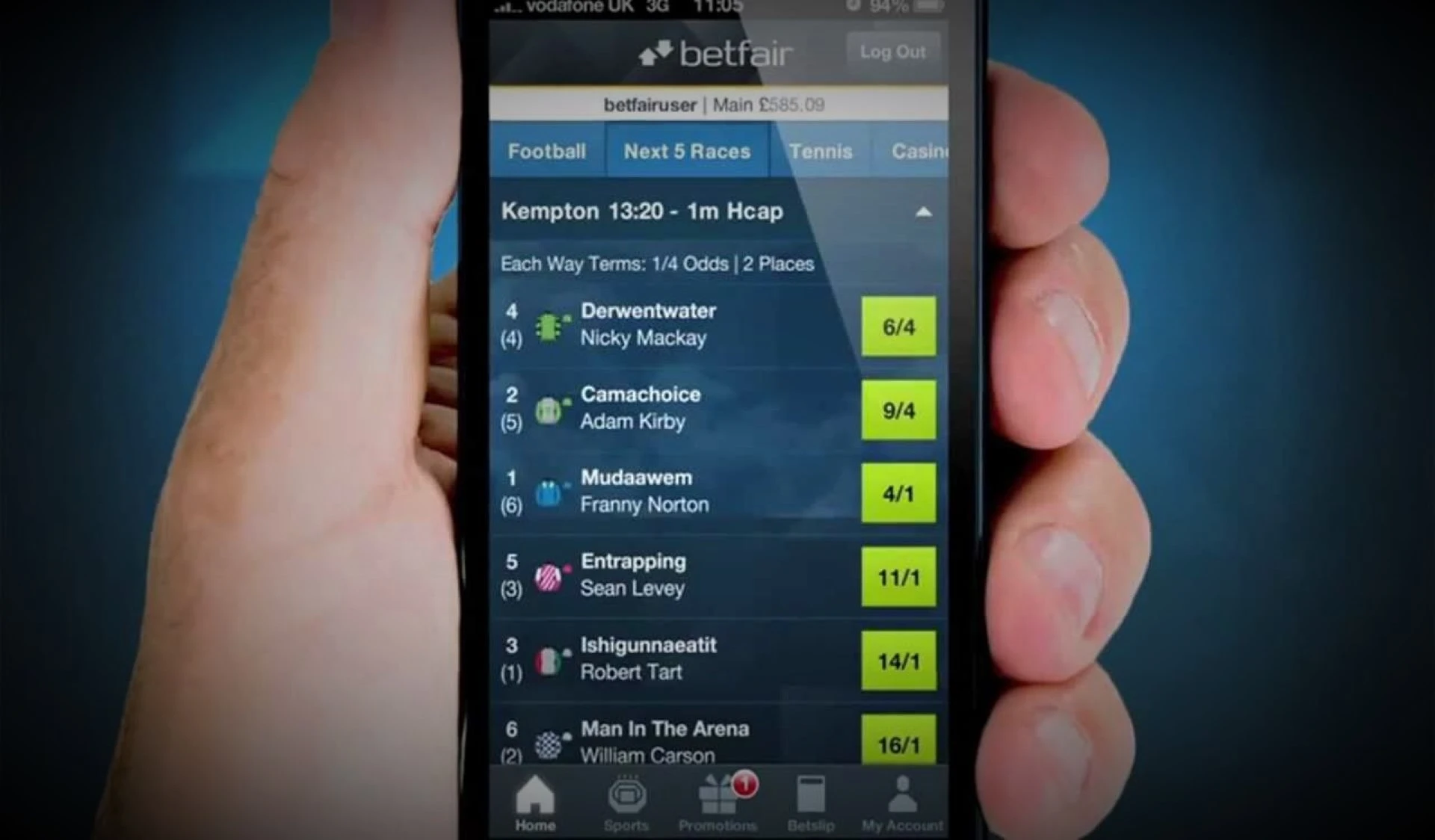 sports betting app model3
